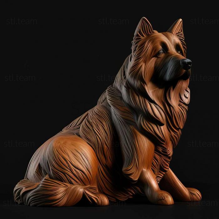 3D model Bulgarian Shepherd dog (STL)